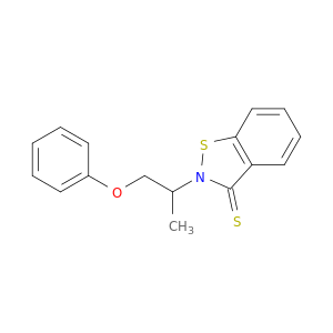 1,2-Benzisothiazole-3(2H)-thione, 2-(1-methyl-2-phenoxyethyl)-
