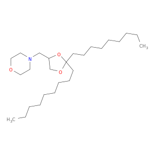 Morpholine, 4-[(2,2-dinonyl-1,3-dioxolan-4-yl)methyl]-