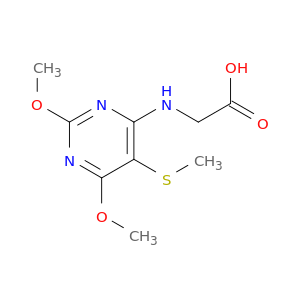 Glycine, N-[2,6-dimethoxy-5-(methylthio)-4-pyrimidinyl]-