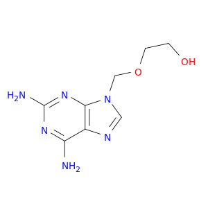 2-[(2,6-diaminopurin-9-yl)methoxy]ethanol