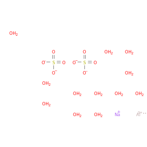Alunogen, sodium(AlNa(SO4)2.12H2O) (9CI)