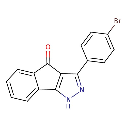 3-(4-Bromophenyl)indeno[1,2-c]pyrazol-4(1H)-one