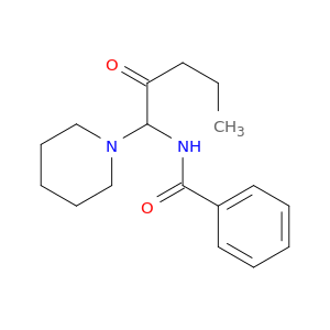Benzamide, N-[2-oxo-1-(1-piperidinyl)pentyl]-