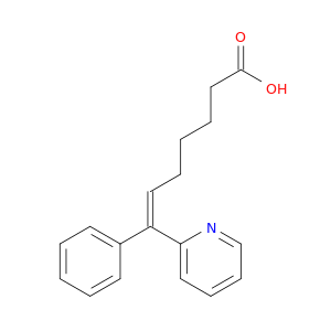 6-Heptenoic acid, 7-phenyl-7-(2-pyridinyl)-, (Z)-