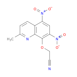 Acetonitrile, [(2-methyl-5,7-dinitro-8-quinolinyl)oxy]-