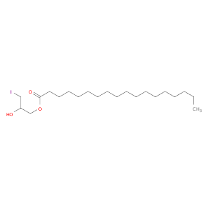 Octadecanoic acid, 2-hydroxy-3-iodopropyl ester