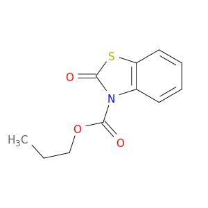 3(2H)-Benzothiazolecarboxylic acid, 2-oxo-, propyl ester
