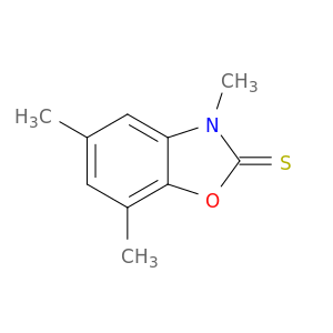 2(3H)-Benzoxazolethione, 3,5,7-trimethyl-