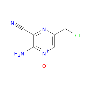 2-吡嗪羰基腈,3-氨基-6-(氯甲基)-,4-氧化物