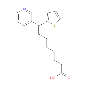 7-Octenoic acid, 8-(3-pyridinyl)-8-(2-thienyl)-, (Z)-