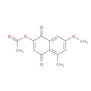 1,4-Naphthalenedione, 2-(acetyloxy)-7-methoxy-5-methyl-