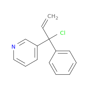 Pyridine, 3-(1-chloro-1-phenyl-2-propenyl)-