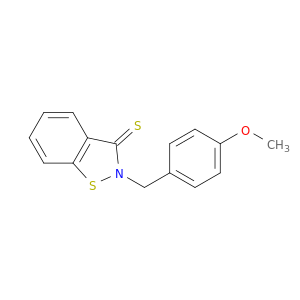 1,2-Benzisothiazole-3(2H)-thione, 2-[(4-methoxyphenyl)methyl]-