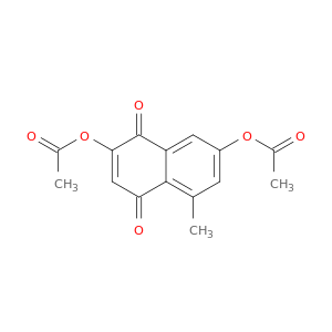 1,4-Naphthalenedione, 2,7-bis(acetyloxy)-5-methyl-