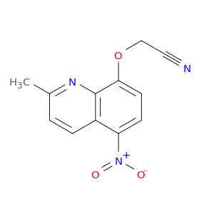 Acetonitrile, [(2-methyl-5-nitro-8-quinolinyl)oxy]-