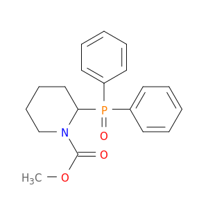 1-Piperidinecarboxylic acid, 2-(diphenylphosphinyl)-, methyl ester