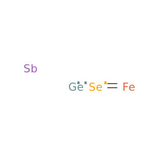Antimony germanium iron selenide