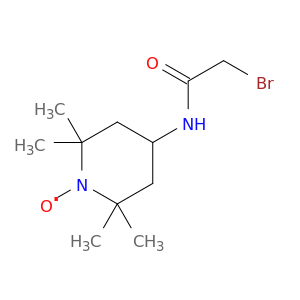 4-(2-溴乙酰胺)-2,2,6,6-四甲基-1-哌啶氧自由基