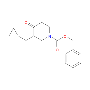 benzyl 3-(cyclopropylmethyl)-4-oxopiperidine-1-carboxylate