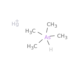Mercury(1+), methyl(trimethylarsine)-