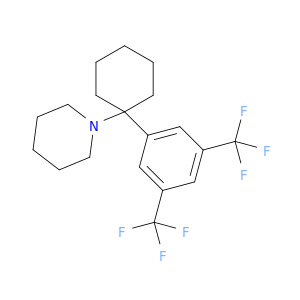 Piperidine, 1-[1-[3,5-bis(trifluoromethyl)phenyl]cyclohexyl]-