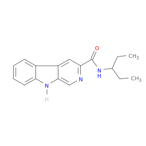 9H-Pyrido[3,4-b]indole-3-carboxamide, N-(1-ethylpropyl)-