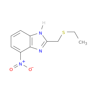1H-Benzimidazole, 2-[(ethylthio)methyl]-4-nitro-