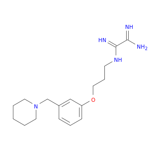 Ethanediimidamide, [3-[3-(1-piperidinylmethyl)phenoxy]propyl]-