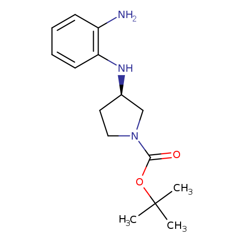 (3R)-3-[(2-氨基苯基)氨基]-1-吡咯烷羧酸叔丁酯