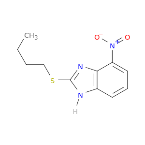 1H-Benzimidazole, 2-(butylthio)-4-nitro-