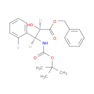 benzyl (2R,3S)-3-(2-fluorophenyl)-2-hydroxy-3-[(2-methylpropan-2-yl)oxycarbonylamino]propanoate