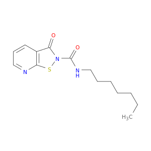 Isothiazolo[5,4-b]pyridine-2(3H)-carboxamide, N-heptyl-3-oxo-