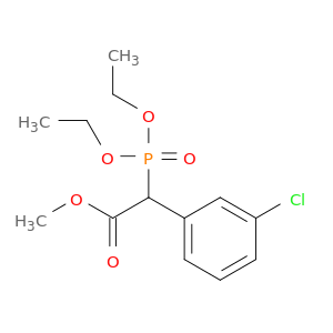 methyl 2-(3-chlorophenyl)-2-diethoxyphosphorylacetate