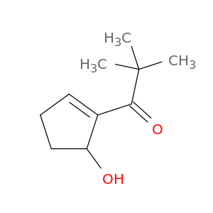 1-Propanone, 1-(5-hydroxy-1-cyclopenten-1-yl)-2,2-dimethyl-