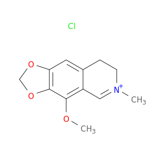 1,3-二氧化硅氧烷[4,5-G]异喹啉,7,8-二氢-4-甲氧基-6-甲基-,氯化物(1：1)