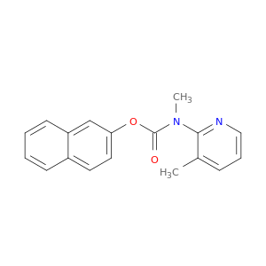 Carbamic acid, methyl(3-methyl-2-pyridinyl)-, 2-naphthalenyl ester