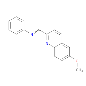 Benzenamine, N-[(6-methoxy-2-quinolinyl)methylene]-