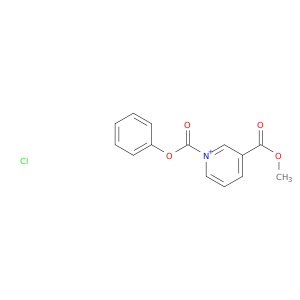 Pyridinium, 3-(methoxycarbonyl)-1-(phenoxycarbonyl)-, chloride