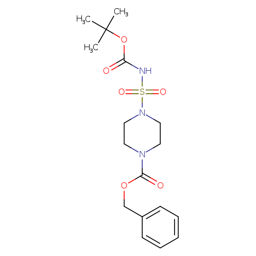 4-(N-(t叔丁氧羰基)氨磺酰基)哌嗪-1-羧酸苄酯
