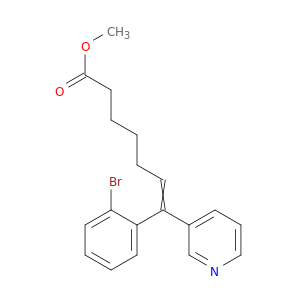 6-Heptenoic acid, 7-(2-bromophenyl)-7-(3-pyridinyl)-, methyl ester