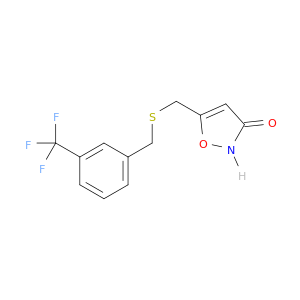 3(2H)-Isoxazolone, 5-[[[[3-(trifluoromethyl)phenyl]methyl]thio]methyl]-