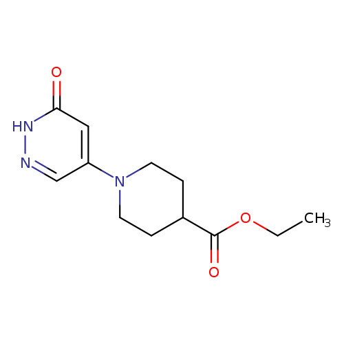 Ethyl 1-(6-oxo-1,6-dihydropyridazin-4-yl)piperidine-4-carboxylate