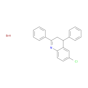 Quinoline, 6-chloro-3,4-dihydro-2,4-diphenyl-, hydrobromide