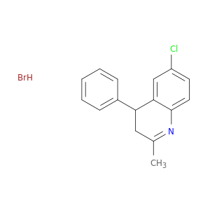 Quinoline, 6-chloro-3,4-dihydro-2-methyl-4-phenyl-, hydrobromide