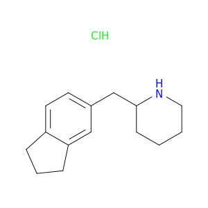 Piperidine, 2-[(2,3-dihydro-1H-inden-5-yl)methyl]-, hydrochloride