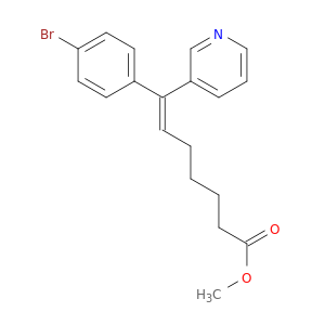 6-Heptenoic acid, 7-(4-bromophenyl)-7-(3-pyridinyl)-, methyl ester, (Z)-