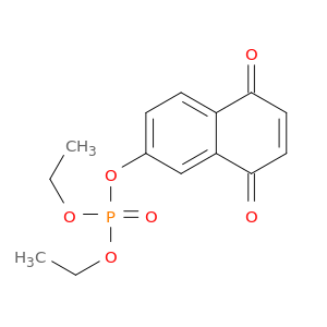 Phosphoric acid, 5,8-dihydro-5,8-dioxo-2-naphthalenyl diethyl ester