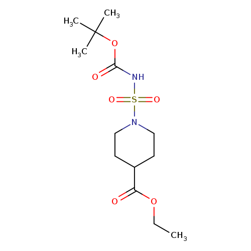 Ethyl 1-(N-(tert-butoxycarbonyl)sulfamoyl)piperidine-4-carboxylate