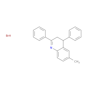 Quinoline, 3,4-dihydro-6-methyl-2,4-diphenyl-, hydrobromide