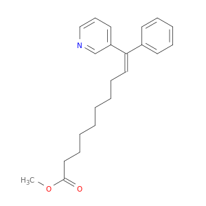 9-Decenoic acid, 10-phenyl-10-(3-pyridinyl)-, methyl ester, (Z)-